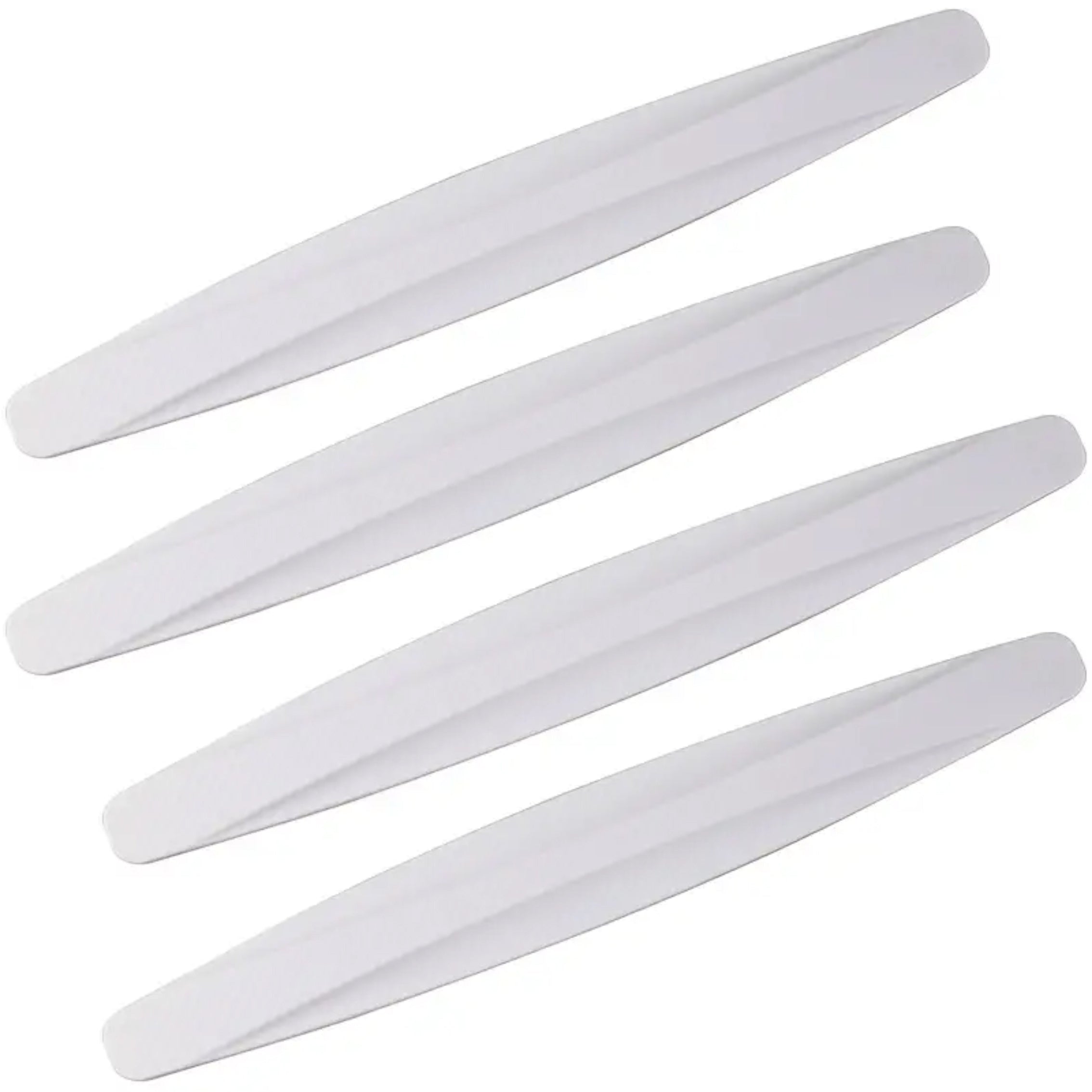 4pcs Universal Car Carbon Fiber Anti-Collision Protector - Protects Front and Rear Corner Bumpers, Anti-Scratch Strip Gadget, Rubber Protection for Automotive Accessories