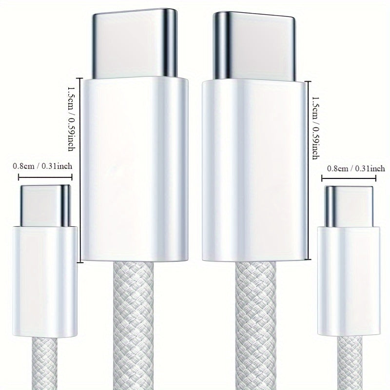 240W Super Fast Charging, Support PD, High-speed Data Transmission, TYPE C To TYPE C Interface Data Cable, Suitable For Samsung, For iPhone 15, For MacBook/iPad/Xiaomi And Other Devices