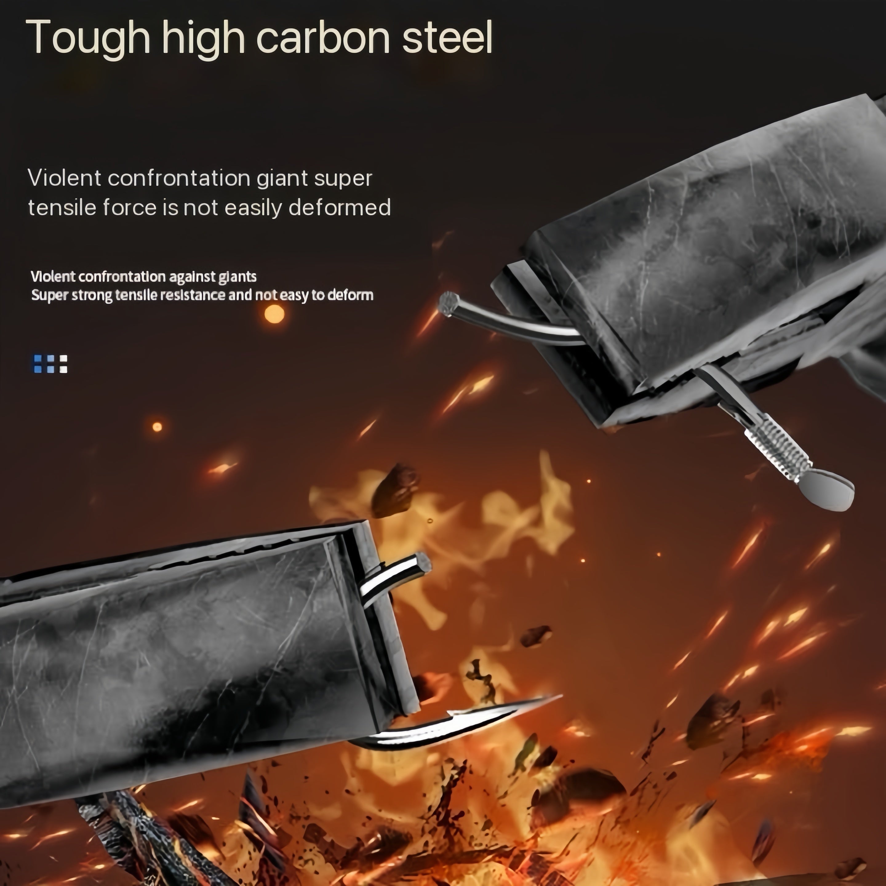 50pcs Black Carbon Steel Fishing Hooks with Barbs - Anti-Slip, Secure Grip for Hunting & Fishing