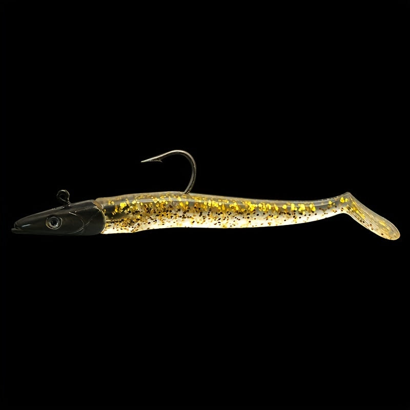 5pcs Premium Seawater Metal Jig Fishing Lure with Soft Bait - Ideal for Catching Marlin and Tuna - 11cm/4.33inch, 22g