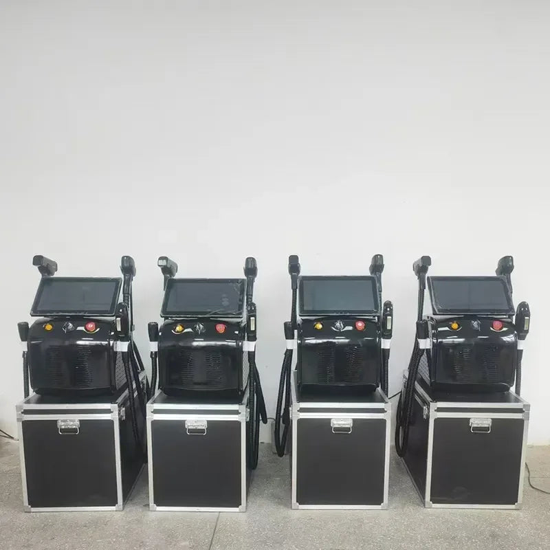 4in1 Soprano Titanium Ice Platinum RF Diode 755 808 940 1064nm 4 Wave Laser ND:YAG Machine Painless Hair Removal Machine 2025