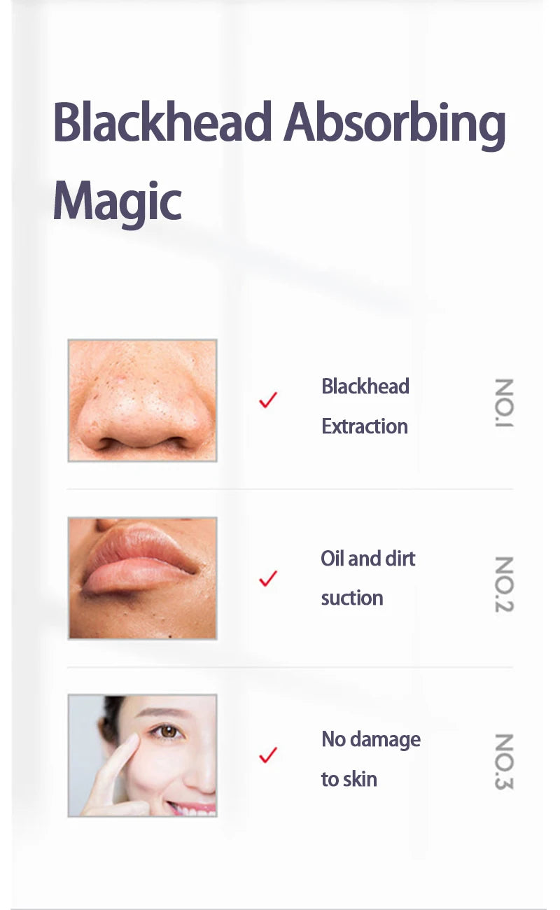 3Pcs/Set Vacuum Suction Face Pore Cleanser Glass Pipes Blackhead Removal Beauty Machine Facial Skin Care Accessorie