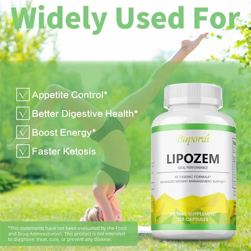 Lipozem Supplement - Weight Loss Capsules, Boosts Metabolism, Increases Energy and Controls Appetite