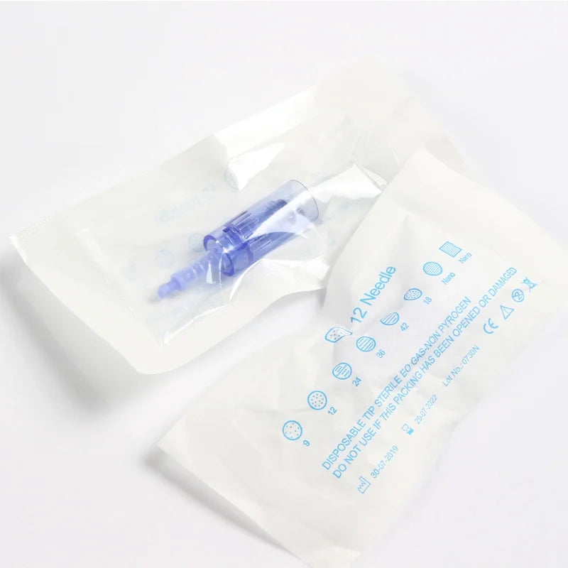 10/50Pcs Derma Pen Needle Cartridge Microneedling Machine Bayonet Dr Pen A6 A1 M5 M7 N2 E30 Replace Stamp 9 12 36 42 Pin Nano