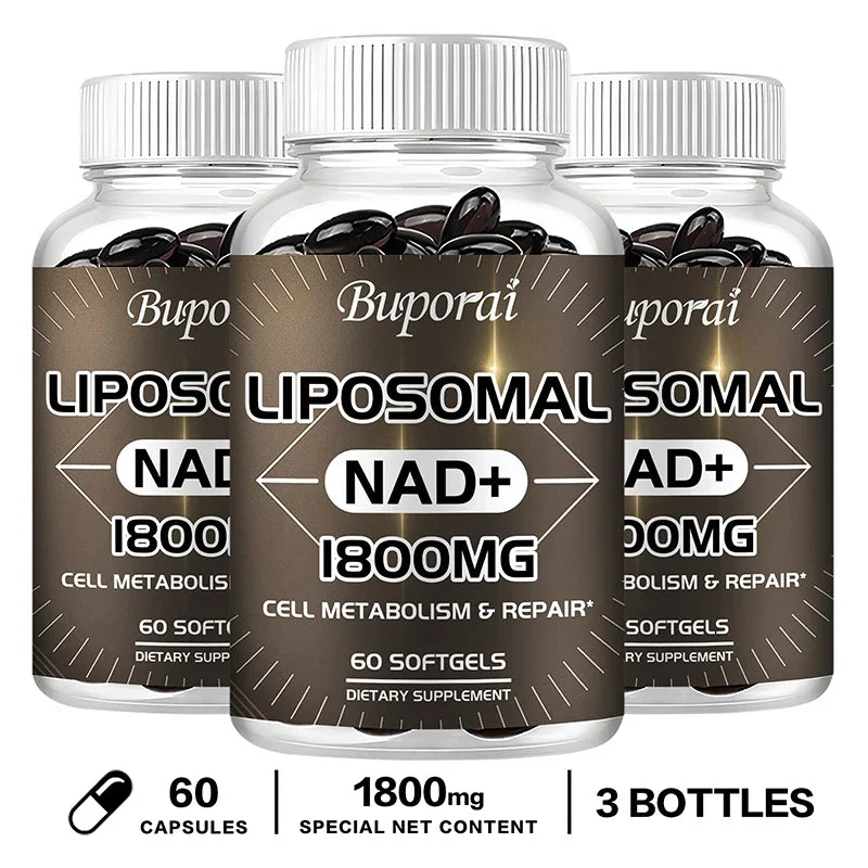 Liposomal NAD Supplement - Aging Defense, Cellular Energy, Heart & Brain Function,Longevity