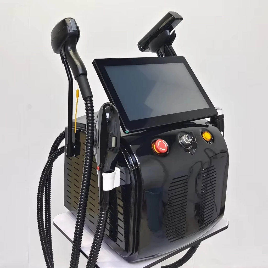 4in1 Soprano Titanium Ice Platinum RF Diode 755 808 940 1064nm 4 Wave Laser ND:YAG Machine Painless Hair Removal Machine 2025