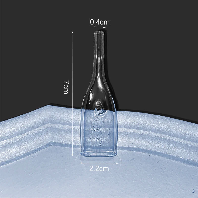 3Pcs/Set Vacuum Suction Face Pore Cleanser Glass Pipes Blackhead Removal Beauty Machine Facial Skin Care Accessorie