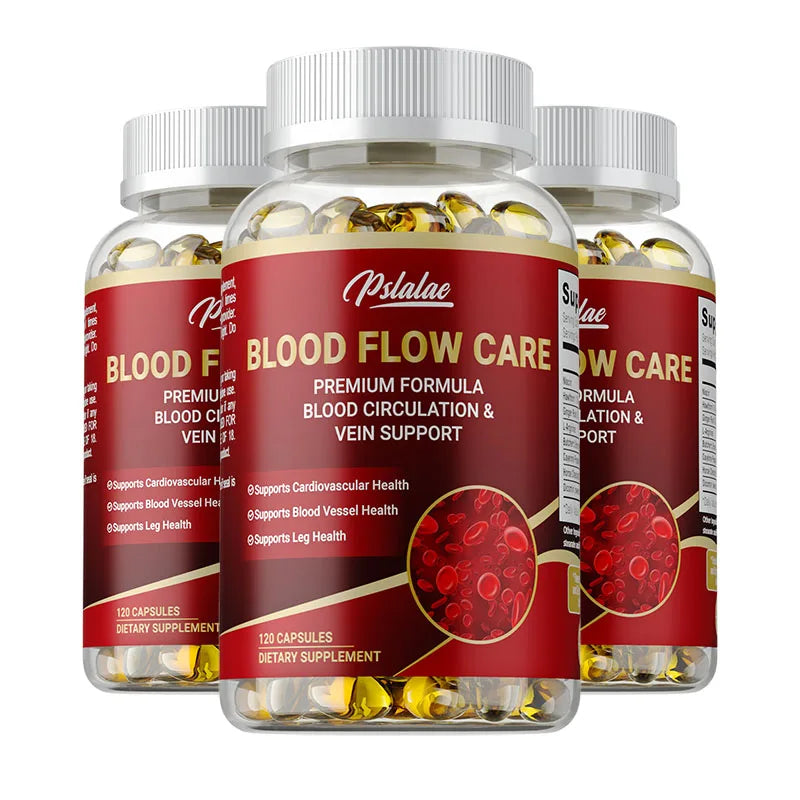 Blood Flow Care - Promotes Leg Vein, Heart, Blood Vessel and Cardiovascular Health, Supporting Blood Circulation