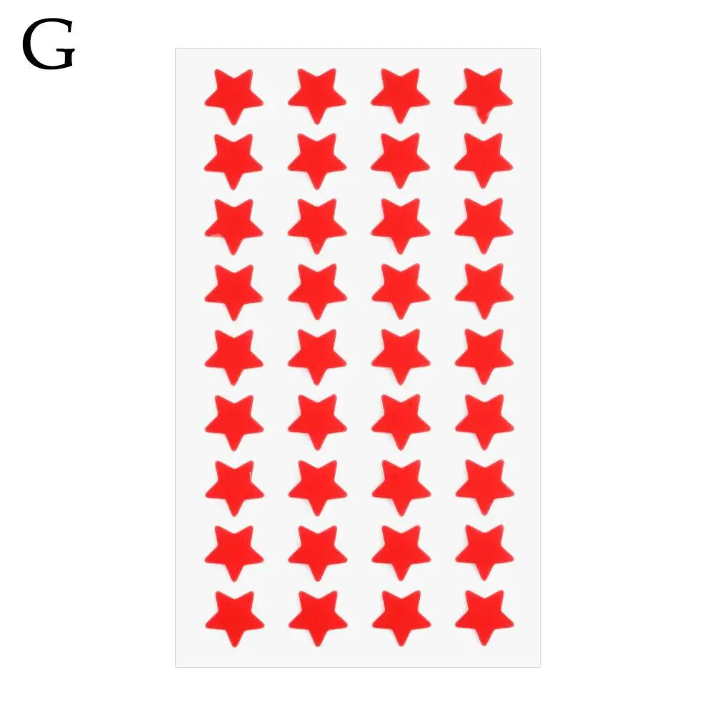 Cute Colorful Hydrocolloid Stars Heart Shaped Acne Pimple Patch For Face Invisible Spot Zits Blemishes Cover Stickers Skin Care