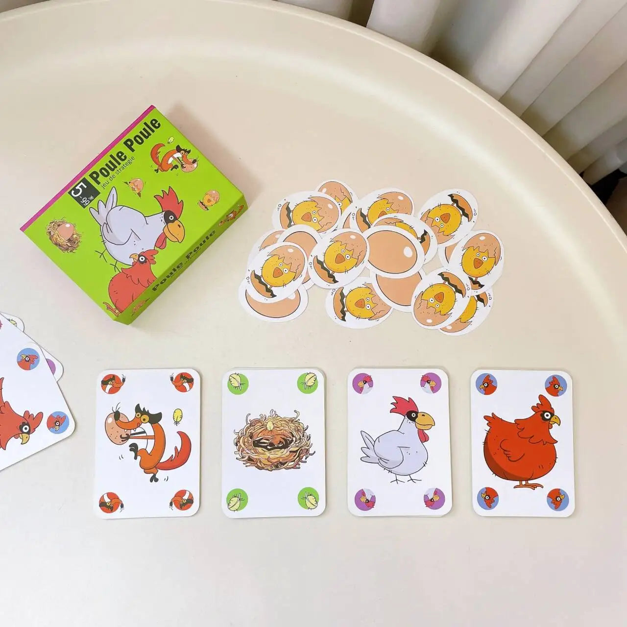 Chicken Chiu Chiu Board Game Grow Up Without Children Hot 5-8 Years Old Casual Party Card Game Intellectual Children Toys Gift