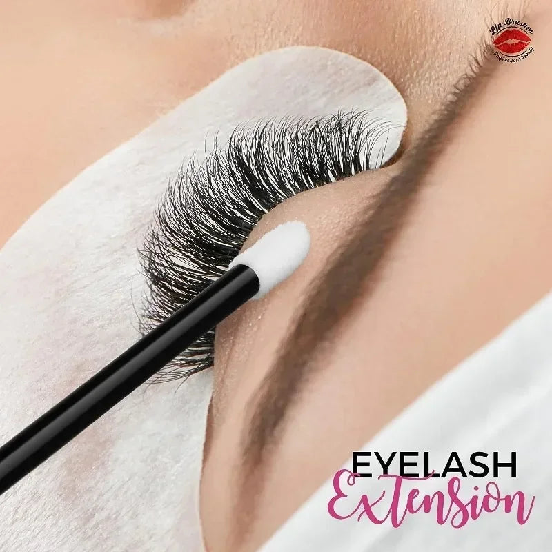 100 Pcs Disposable Lip Lint Free Applicators  Brushes  Makeup Beauty Tool Lipstick Testers Wands Applicators for Makeup Lip