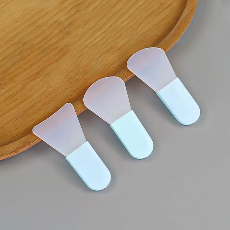 3Pcs Mini Silicone Mask Mixing Brush Facial SkinCare Tools Mud Cream Brushes DIY Skin Care Foundation Gel Cosmetic Beauty Tool