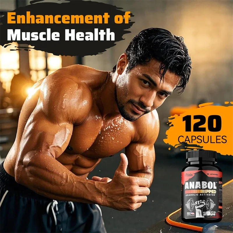 Anabol Ripped Anabolic Muscle Builder - Pre-workout for Stronger Muscles, Pumps, Energy and Endurance, Performance & Muscle Mass