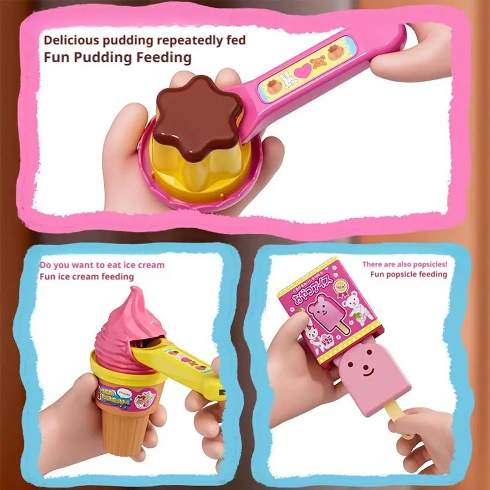 Children Early Education Feeding Toy Safe Materials With Smooth Edges Simulation Role Play Pretend Play Parent-Child Interaction