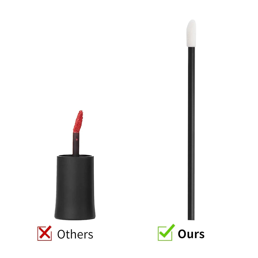 100 Pcs Disposable Lip Lint Free Applicators  Brushes  Makeup Beauty Tool Lipstick Testers Wands Applicators for Makeup Lip