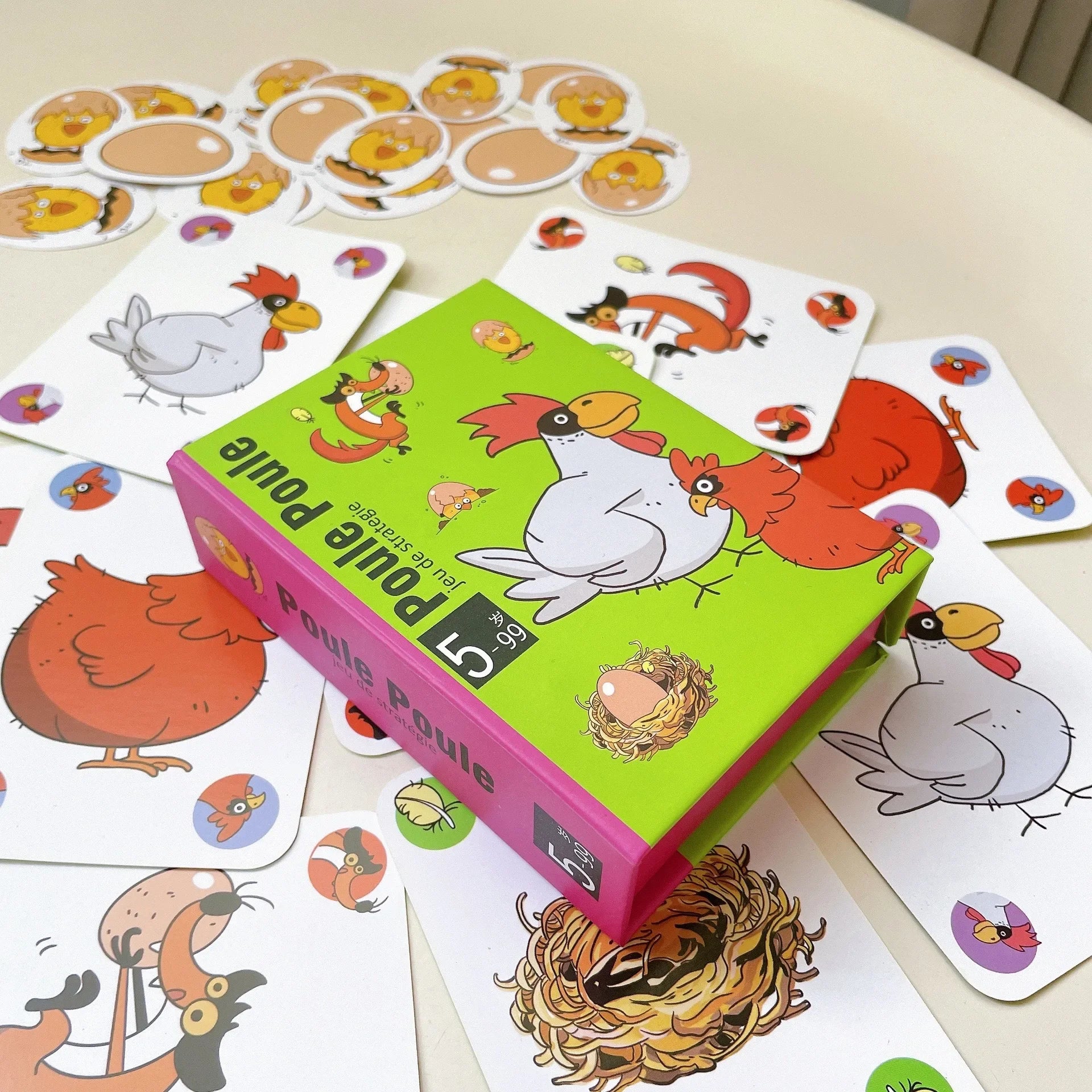 Chicken Chiu Chiu Board Game Grow Up Without Children Hot 5-8 Years Old Casual Party Card Game Intellectual Children Toys Gift