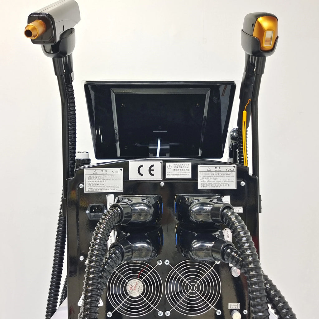 4in1 Soprano Titanium Ice Platinum RF Diode 755 808 940 1064nm 4 Wave Laser ND:YAG Machine Painless Hair Removal Machine 2025