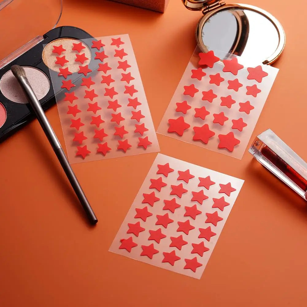 Cute Colorful Hydrocolloid Stars Heart Shaped Acne Pimple Patch For Face Invisible Spot Zits Blemishes Cover Stickers Skin Care