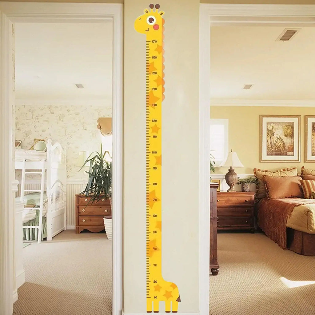 Children Height measuring Chart wooden Wall Growth height measuring board for Tracking Recording Baby Nursery Decor