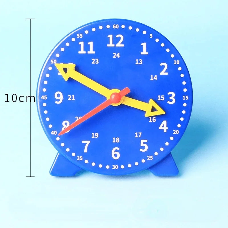 Children Clock Educational Toys Hour Minute Second Cognition Colorful Clocks Toys Kids Early Preschool Teaching Aids