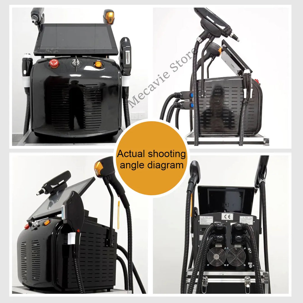 4in1 Soprano Titanium Ice Platinum RF Diode 755 808 940 1064nm 4 Wave Laser ND:YAG Machine Painless Hair Removal Machine 2025