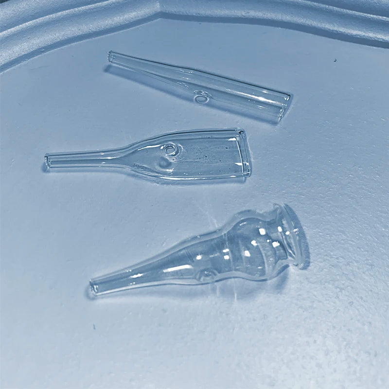 3Pcs/Set Vacuum Suction Face Pore Cleanser Glass Pipes Blackhead Removal Beauty Machine Facial Skin Care Accessorie