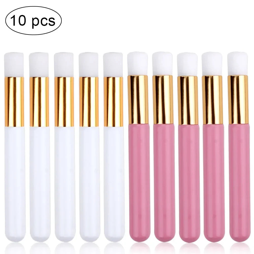 5/10pcs Eyelash Cleaning Brush Lash Shampoo Brush for Eyelash Extensions Peel Off Nose Pore Blackhead Remover Makeup Tools