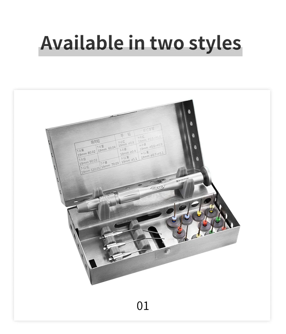 Dental Endodontic Endo File Removal System Kit / Endo Broken File Removal Instrument Set Root Canal File Extractor For Clinic