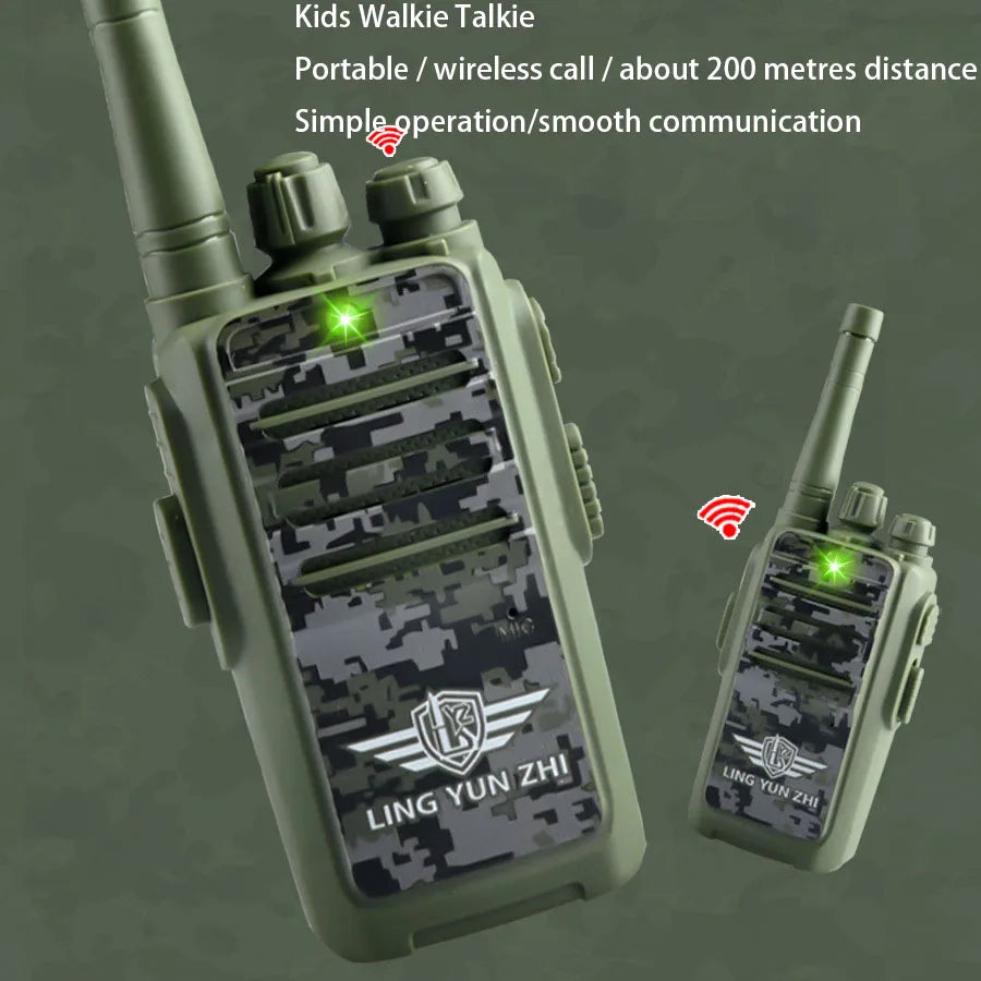 Children Handheld Walkie-talkie One-to-one Parent-child Interaction Outdoor Indoor Games Fun Camouflage Walkie-talkie Toys