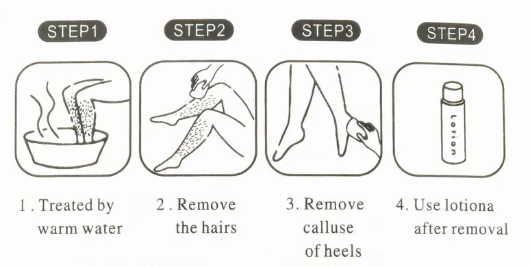 Hair Removal Physical Epilators Crystal Hair Eraser Safe Easy Cleaning Reusable Body Smooth Beauty Depilation Tools