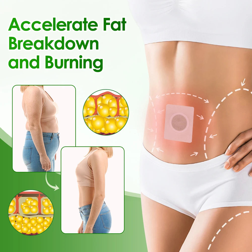 30Pcs/Box Weight Loss Slim Patch Fat Burning Slimming Products Body Belly Waist Losing Weight Cellulite Fat Burner Sticker