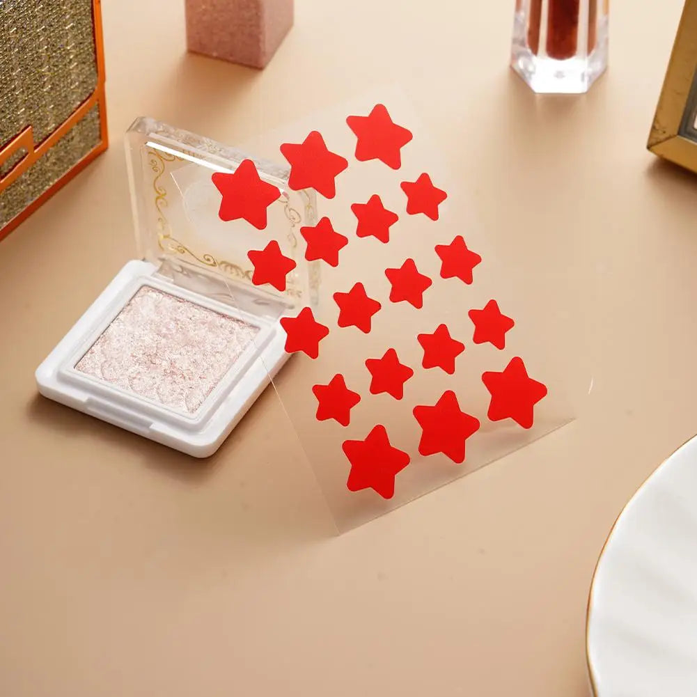Cute Colorful Hydrocolloid Stars Heart Shaped Acne Pimple Patch For Face Invisible Spot Zits Blemishes Cover Stickers Skin Care