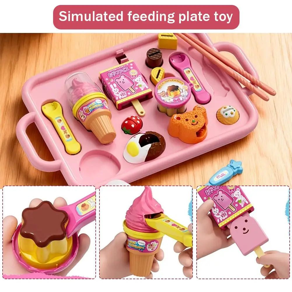 Children Early Education Feeding Toy Safe Materials With Smooth Edges Simulation Role Play Pretend Play Parent-Child Interaction