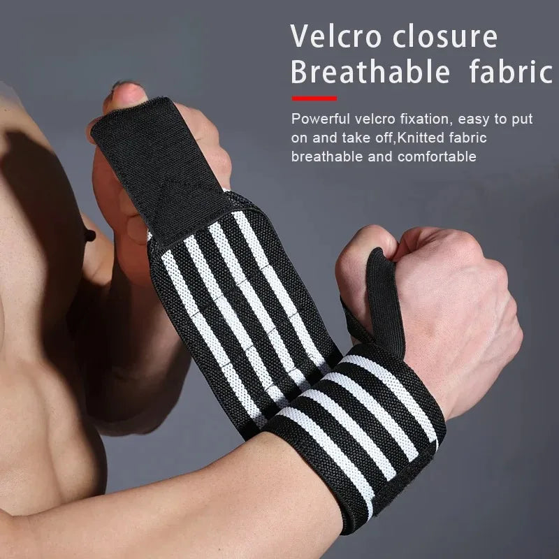 1 Piece Adjustable Wrist Support Wraps for Weightlifting with Thumb Loop Unisex Horizontal Bar Gym Fitness Wristband