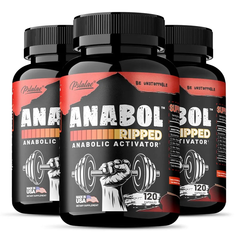 Anabol Ripped Anabolic Muscle Builder - Pre-workout for Stronger Muscles, Pumps, Energy and Endurance, Performance & Muscle Mass