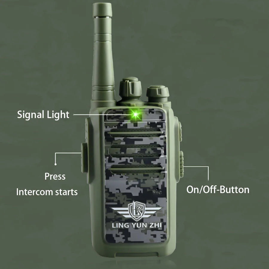 Children Handheld Walkie-talkie One-to-one Parent-child Interaction Outdoor Indoor Games Fun Camouflage Walkie-talkie Toys
