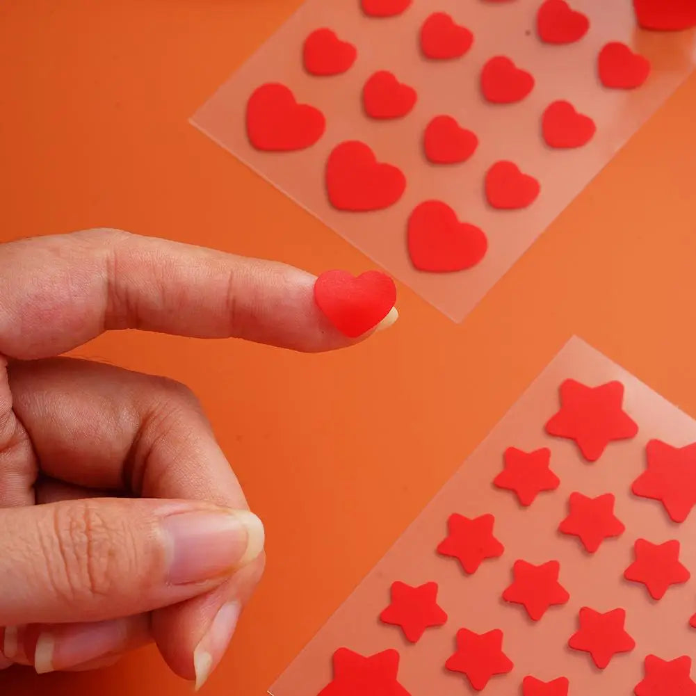 Cute Colorful Hydrocolloid Stars Heart Shaped Acne Pimple Patch For Face Invisible Spot Zits Blemishes Cover Stickers Skin Care