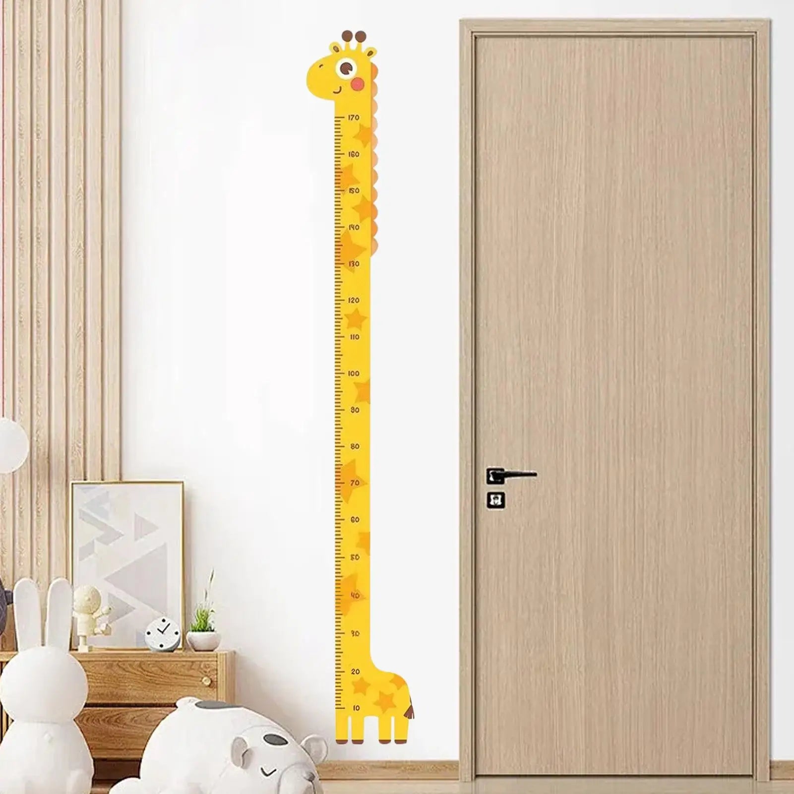 Children Height measuring Chart wooden Wall Growth height measuring board for Tracking Recording Baby Nursery Decor