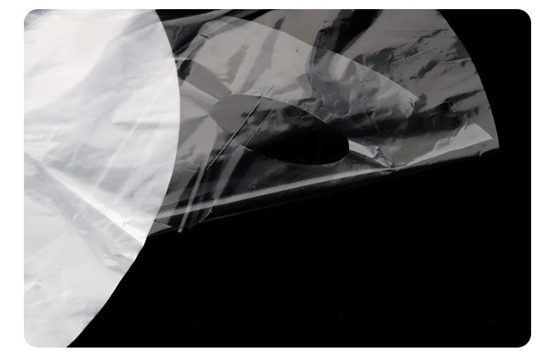 100pc Disposable Plastic Film for Face Fresh Keeping Film Mask Beauty Salon Promote Product Absorptio Ultra Thin Skin Care Paper