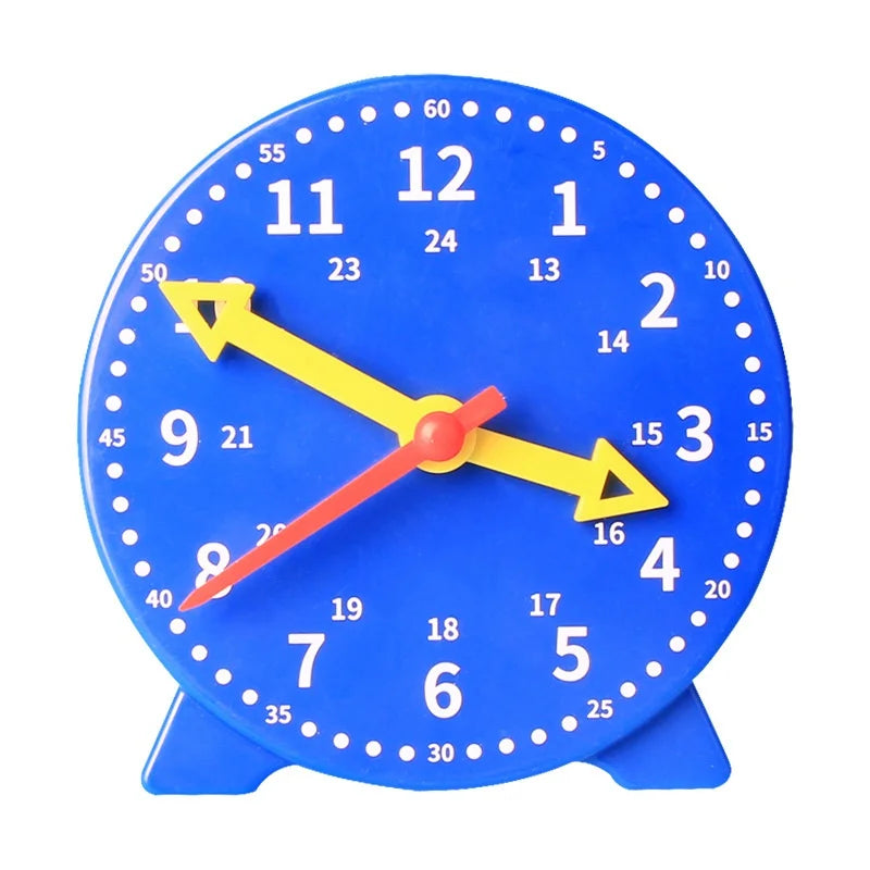Children Clock Educational Toys Hour Minute Second Cognition Colorful Clocks Toys Kids Early Preschool Teaching Aids