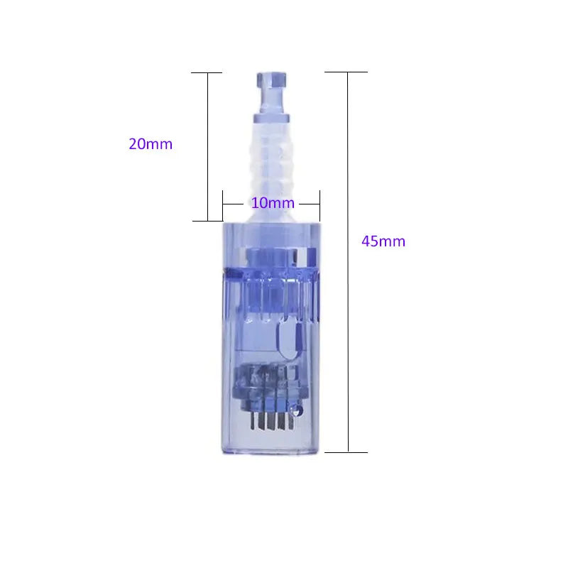 10/50Pcs Derma Pen Needle Cartridge Microneedling Machine Bayonet Dr Pen A6 A1 M5 M7 N2 E30 Replace Stamp 9 12 36 42 Pin Nano