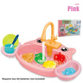 Children Play House Simulated Kitchen Dishwasher Sink Hand Basin Electric Circulating Water Kitchen Set Boy Girl Birthday Gifts