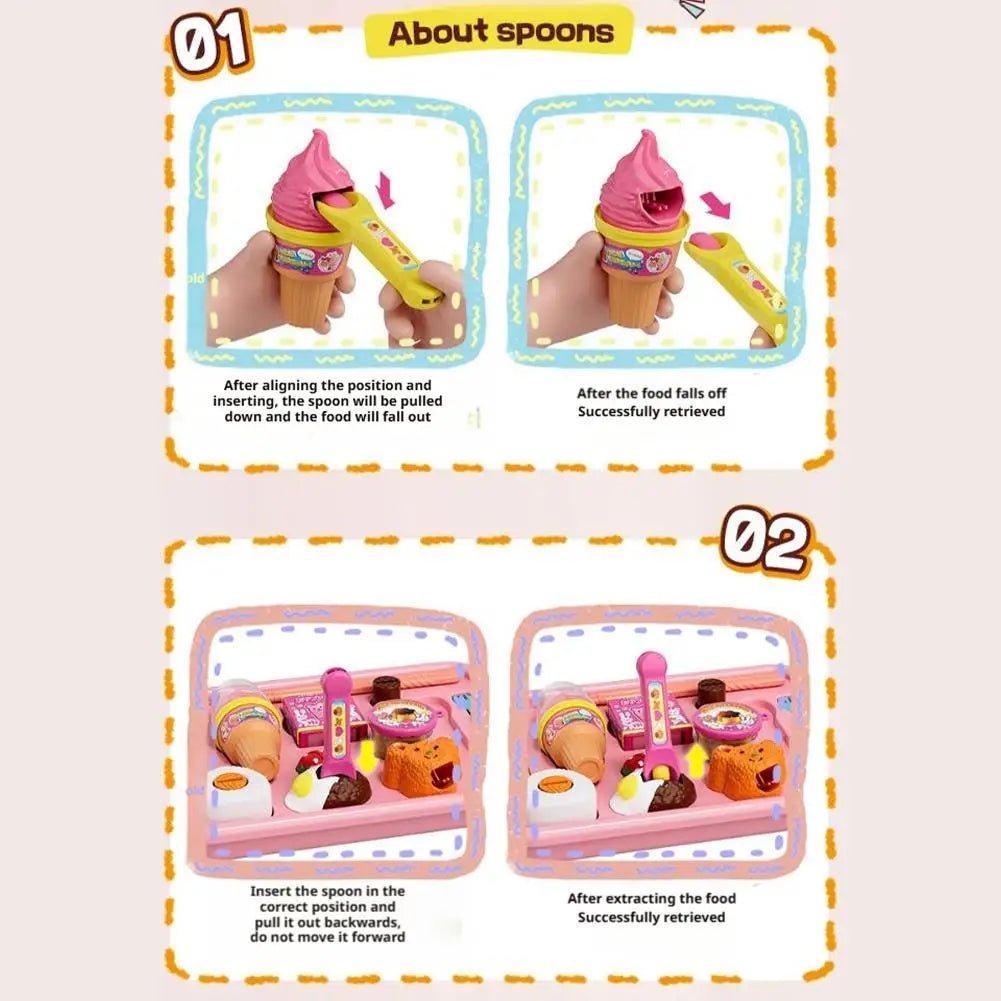 Children Early Education Feeding Toy Safe Materials With Smooth Edges Simulation Role Play Pretend Play Parent-Child Interaction