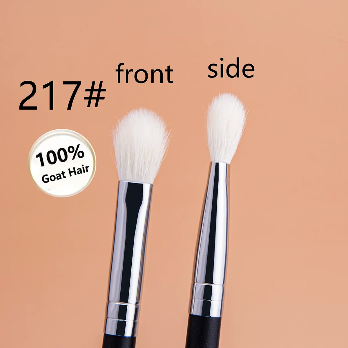 217 Eyeshadow Blending Brush 100% Goat Hair Eye Shadow Makeup Brushes Eyeshadow Crease Brush Fluffy Eyeshadow Blending Brush