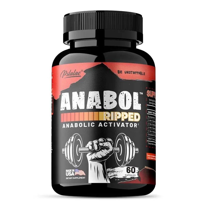 Anabol Ripped Anabolic Muscle Builder - Pre-workout for Stronger Muscles, Pumps, Energy and Endurance, Performance & Muscle Mass