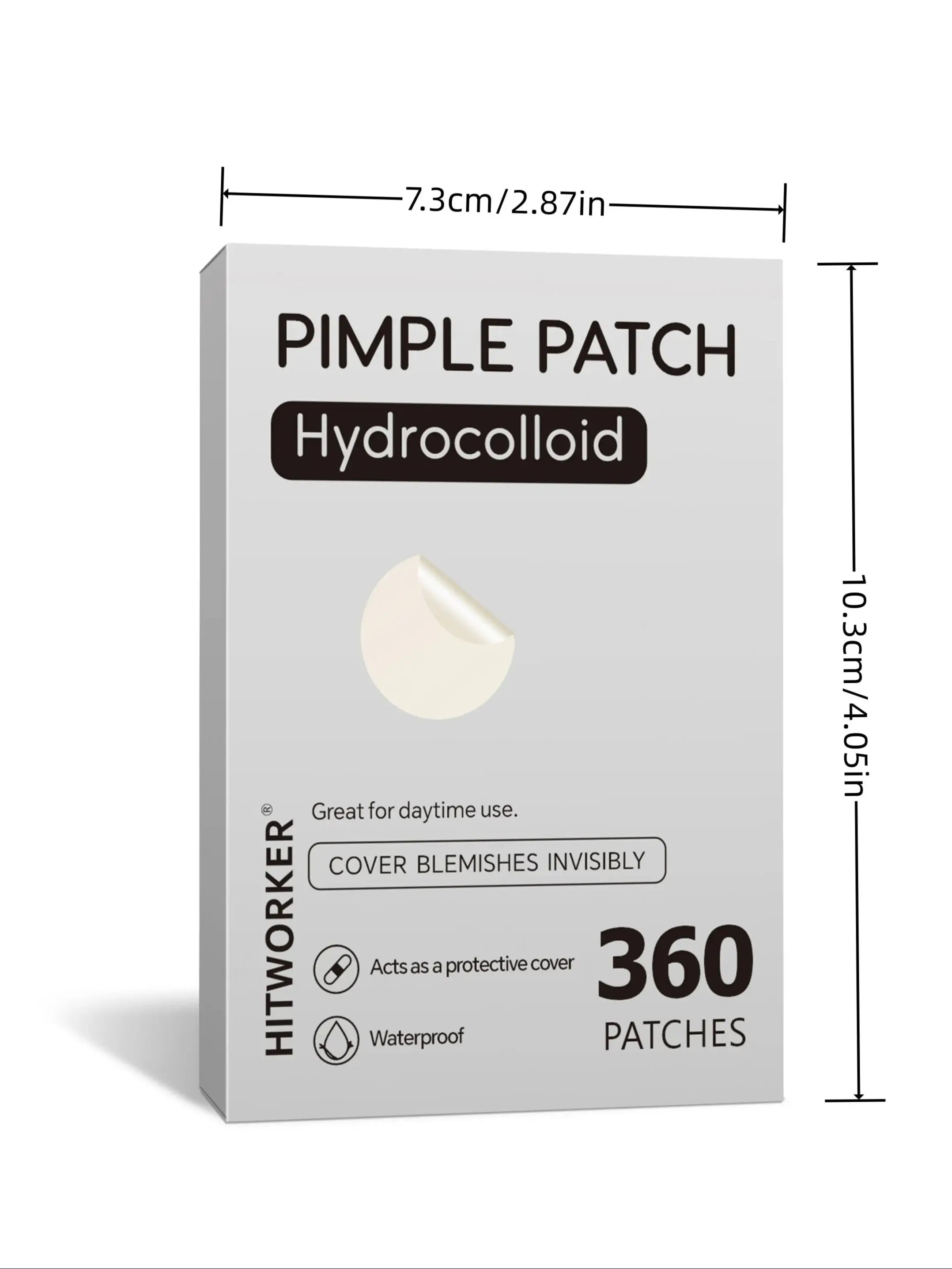 360pcs Face Acne Patch Invisible Skin Care Pimple Acne Patches Anti-inflammatory Healing Absorbing Spot Sticker Covering Acne