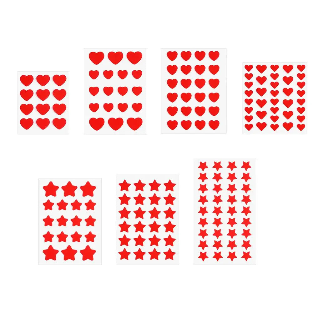 Cute Colorful Hydrocolloid Stars Heart Shaped Acne Pimple Patch For Face Invisible Spot Zits Blemishes Cover Stickers Skin Care