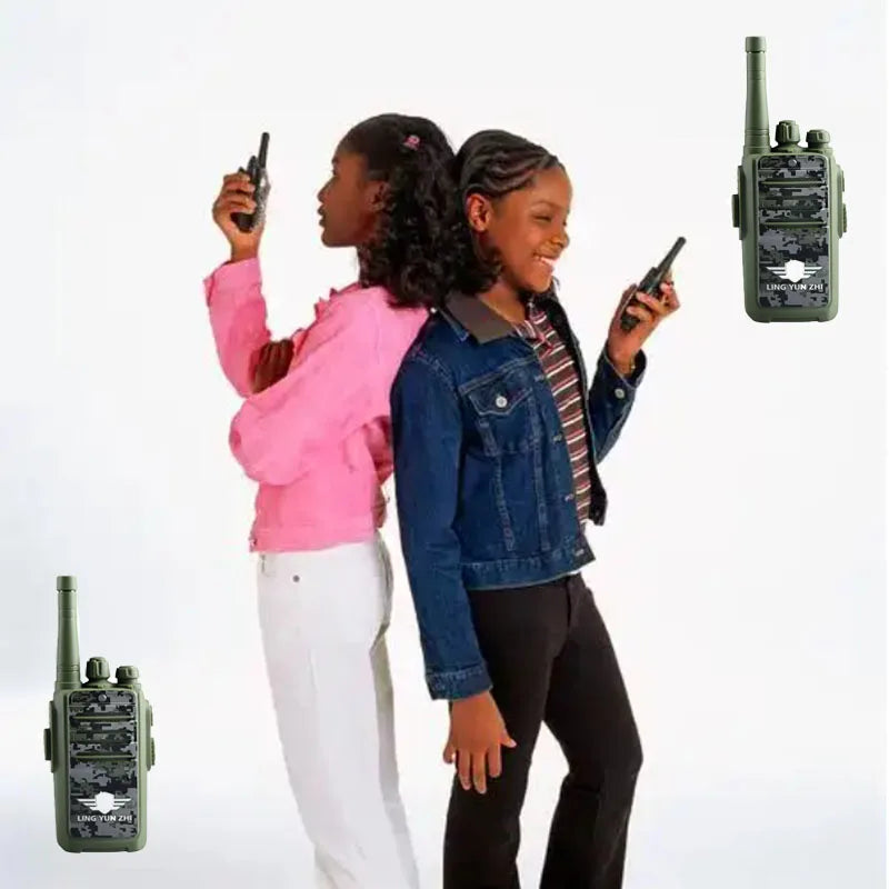 Children Handheld Walkie-talkie One-to-one Parent-child Interaction Outdoor Indoor Games Fun Camouflage Walkie-talkie Toys