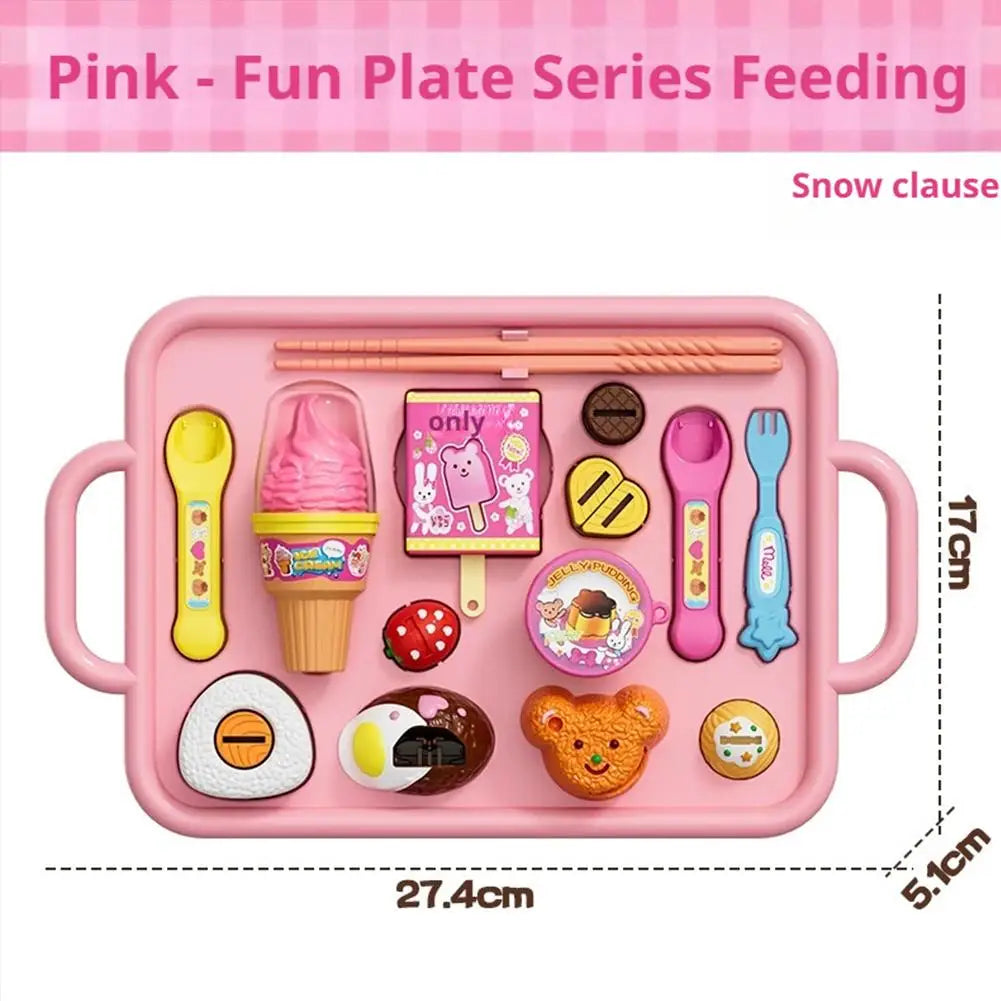 Children Early Education Feeding Toy Safe Materials With Smooth Edges Simulation Role Play Pretend Play Parent-Child Interaction