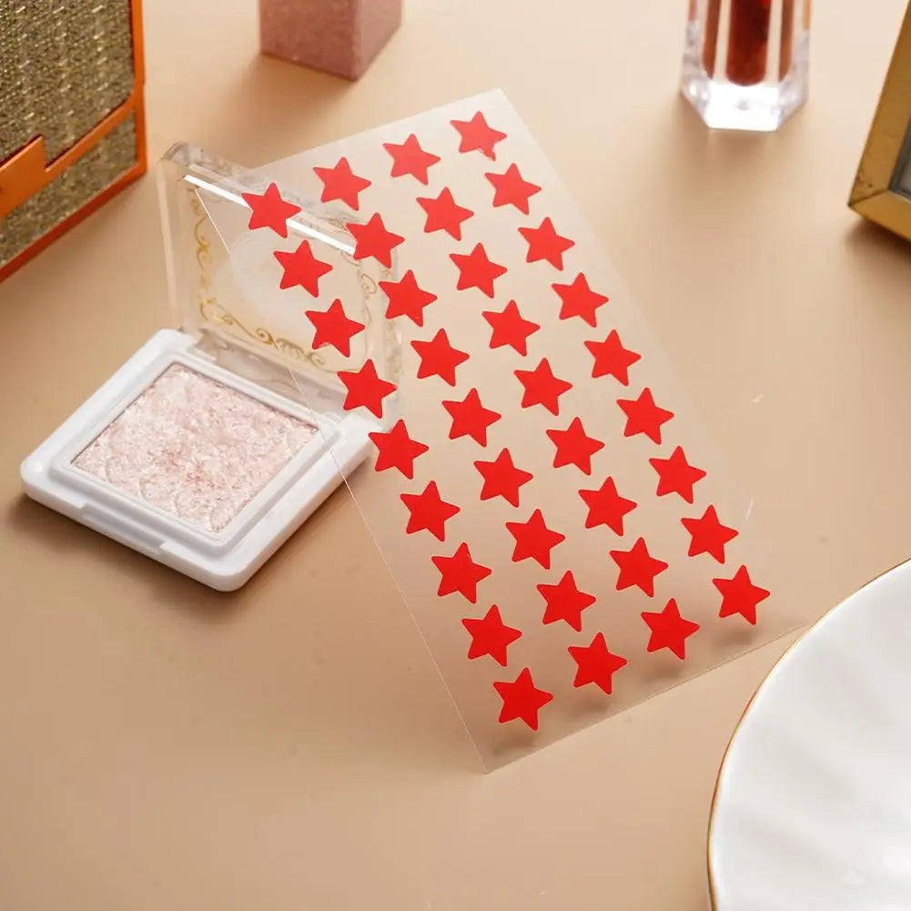 Cute Colorful Hydrocolloid Stars Heart Shaped Acne Pimple Patch For Face Invisible Spot Zits Blemishes Cover Stickers Skin Care